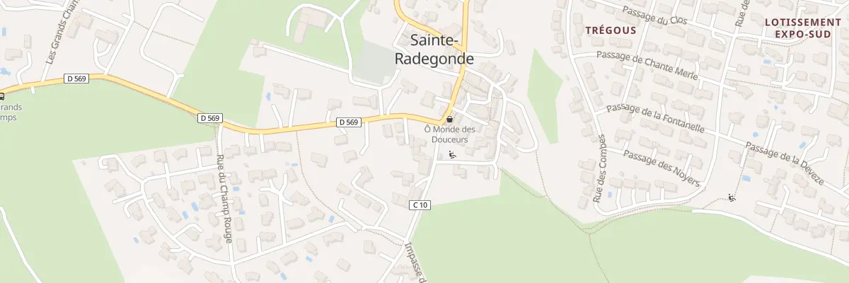 Plan du 2 Rte du Vignal à Sainte-Radegonde