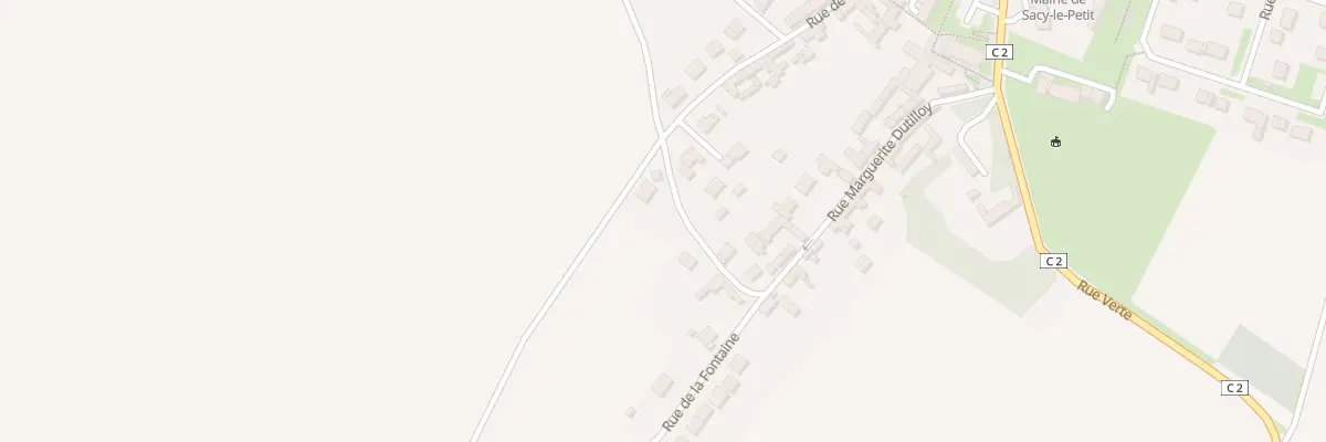 Plan du 21 Rue de la Fontaine à Sacy-le-Petit