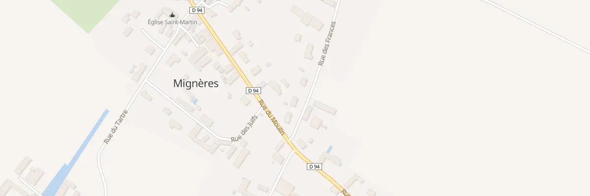 Plan du 3 Rue des Frances à Mignères