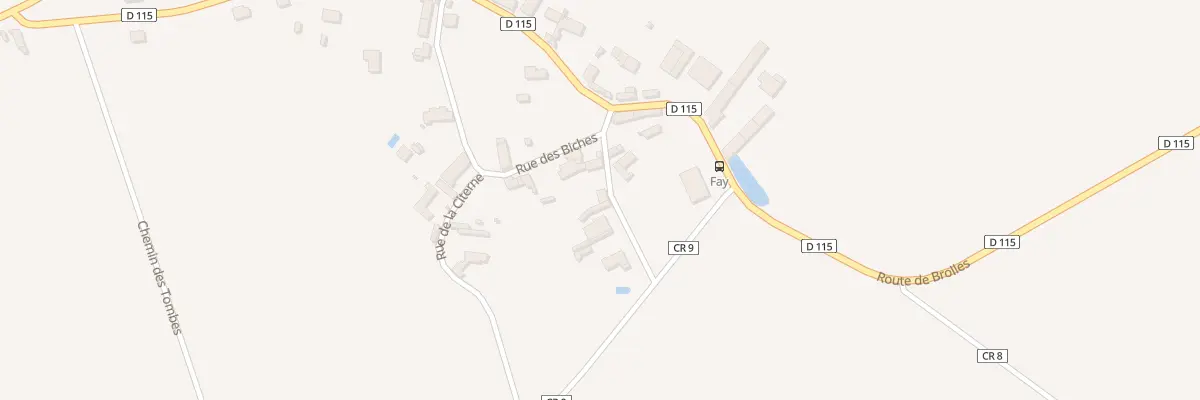 Plan du 2 Che des Sangliers à Chailly-en-Bière