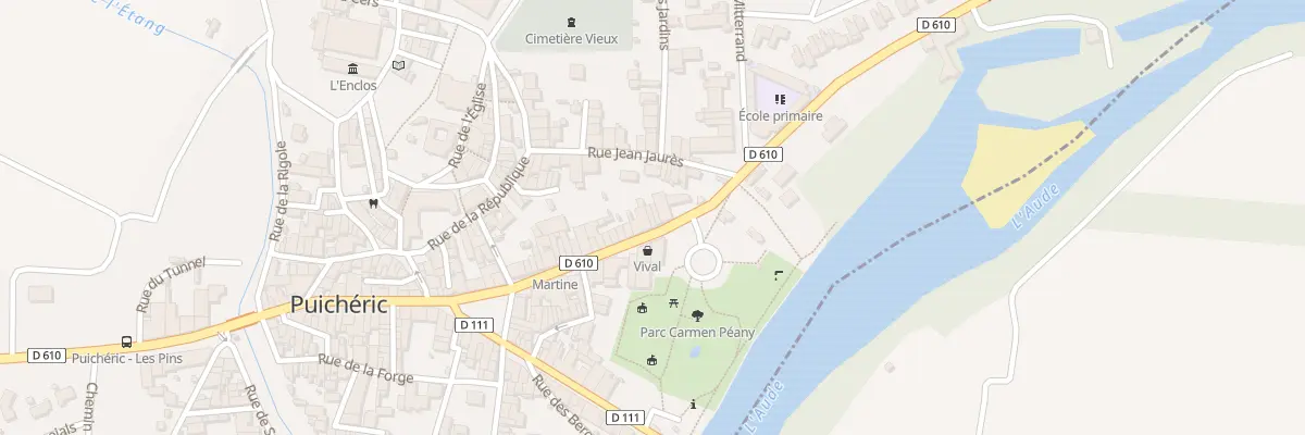 Plan du 72 Rte Minervoise à Puichéric