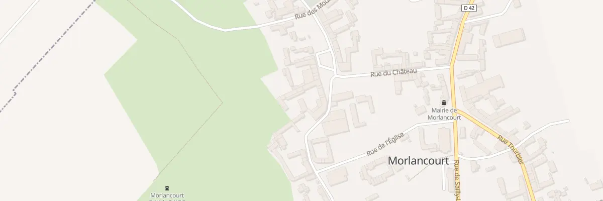 Plan du 1 Pl du Priez de la Barre à Morlancourt