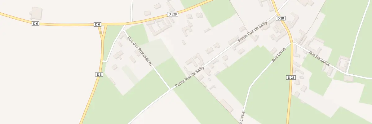 Plan du 16 Ptr Petite Rue de Sailly à Foncquevillers