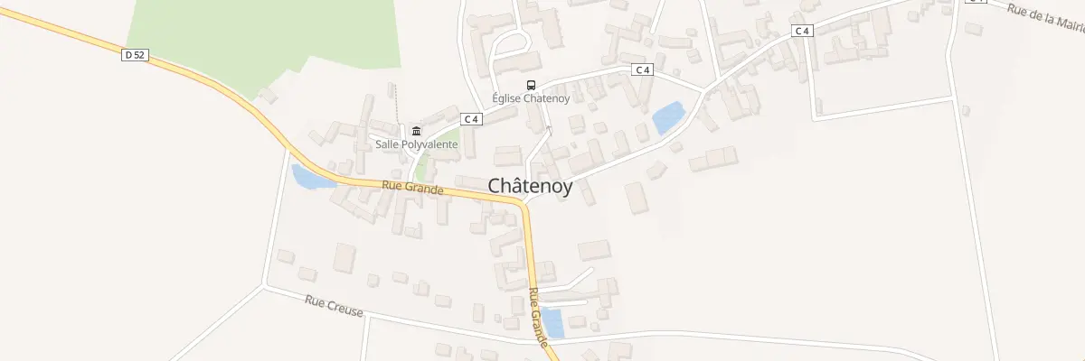 Plan du 2 Rue de la Fourche à Châtenoy