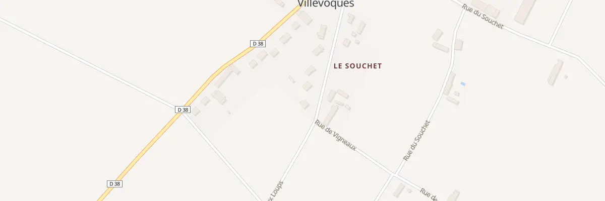 Plan du 11 Rue des Chaumerats à Villevoques