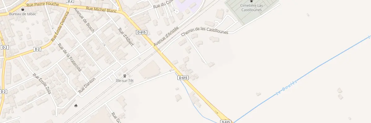 Plan du 1B Rte de Corbere à Ille-sur-Têt