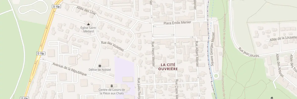 Plan du 233 Rue Henri Menier à Noisiel