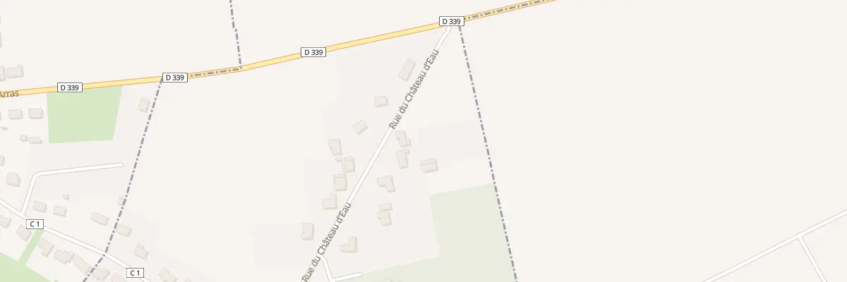 Plan du 14 Rue du Chateau d’Eau à Montenescourt
