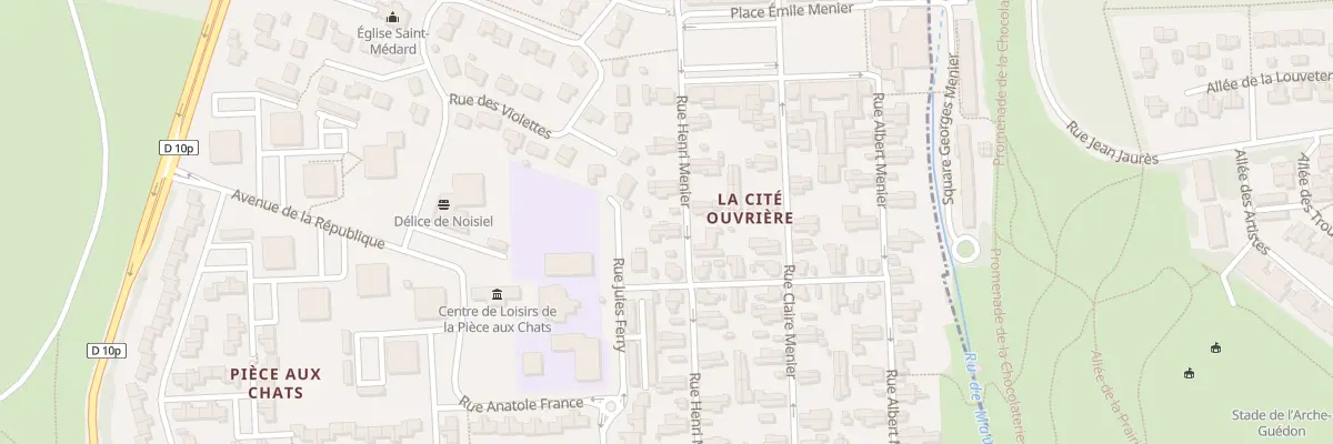 Plan du 243 Rue Henri Menier à Noisiel