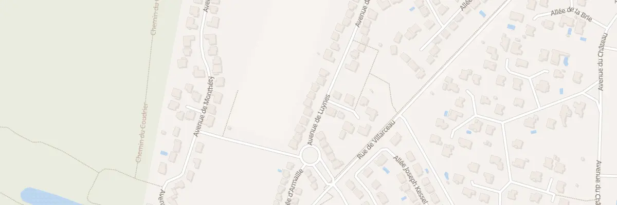 Plan du 17 Av de Luynes à Lésigny