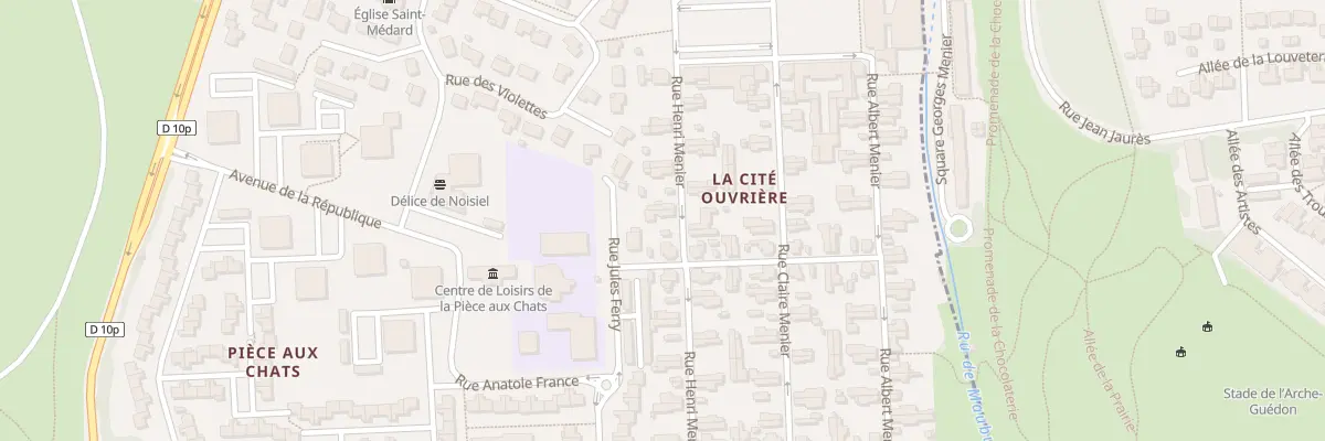Plan du 244 Rue Henri Menier à Noisiel