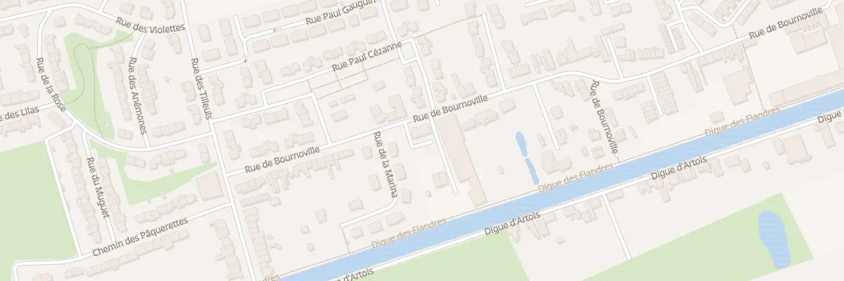 Plan du 135 Rue Bournoville à Merville