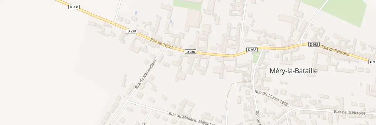 Plan du 11 Rue de Tricot à Méry-la-Bataille