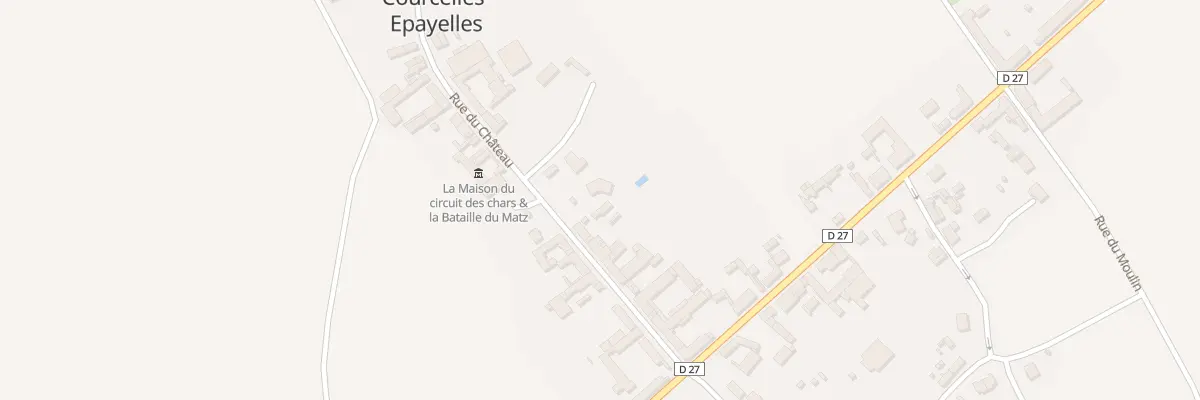 Plan du 152 Rue du Château à Courcelles-Epayelles