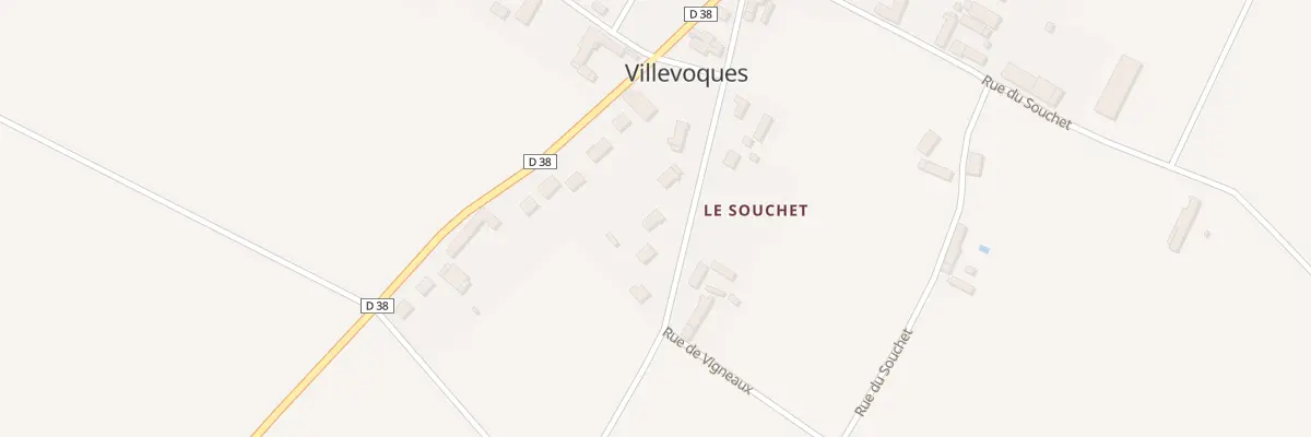 Plan du 7 Rue des Chaumerats à Villevoques