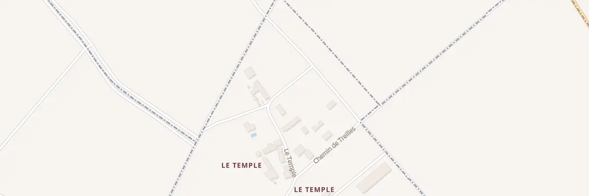 Plan du 34 Le Temple à Mignères