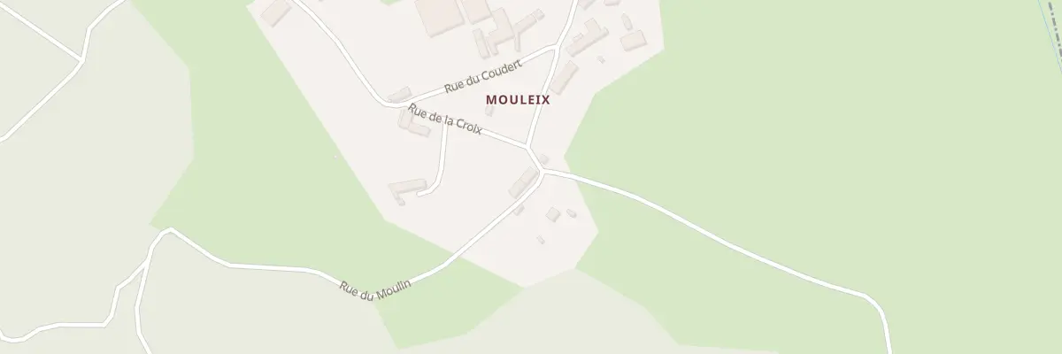 Plan du 5119 Mouleix à Villossanges