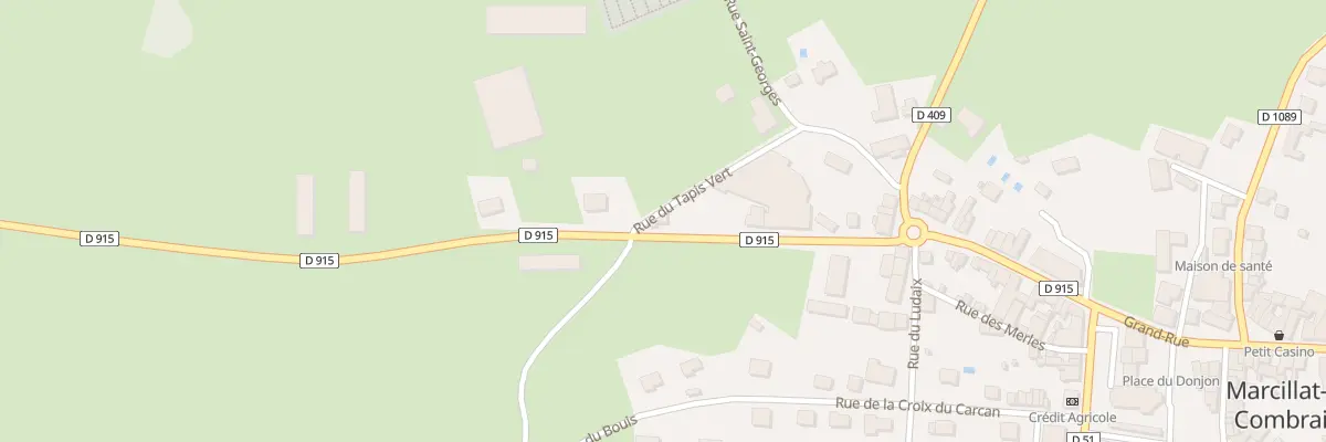 Plan du 1 Grand Rue à Marcillat-en-Combraille
