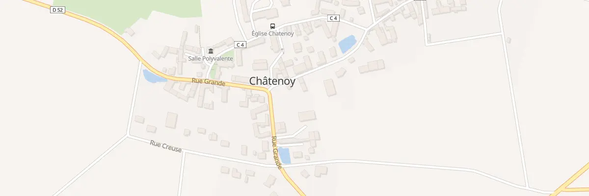Plan du 10 Rue Grande à Châtenoy