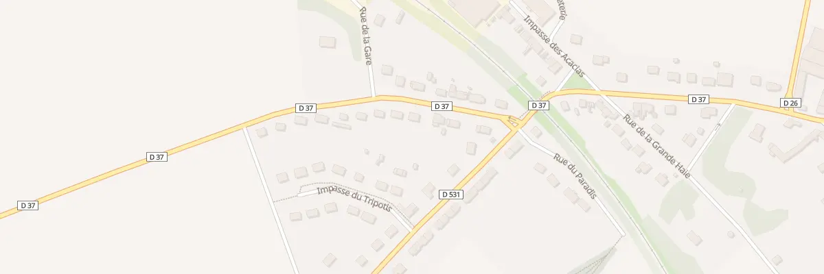 Plan du 89 Rue de la Libération à Moyenneville