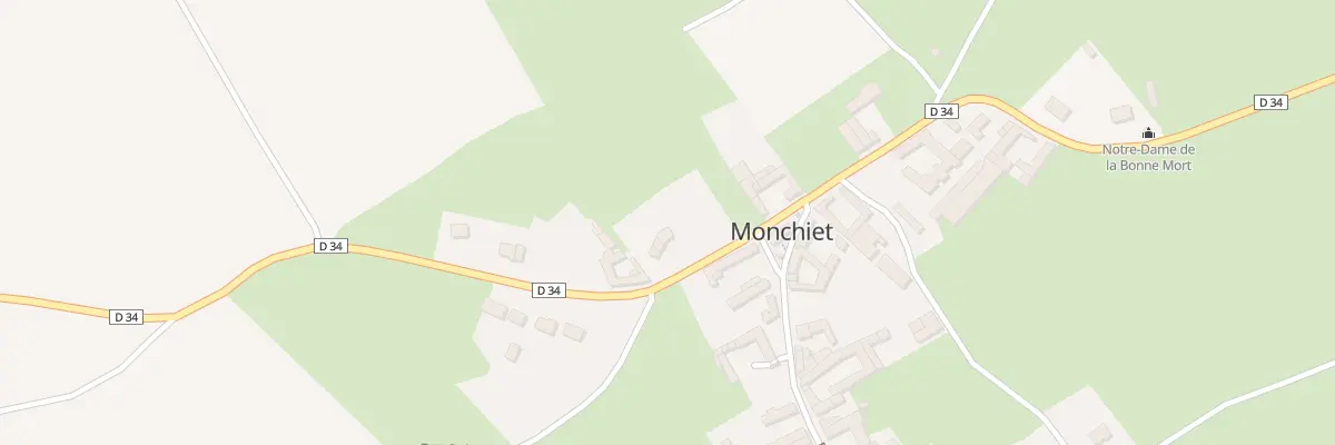 Plan du 4T Rue de Beaumetz à Monchiet