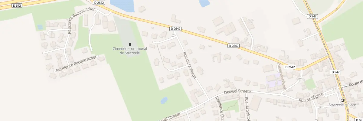 Plan du 110 Rue de la Vierge à Strazeele