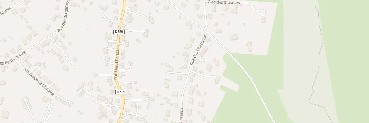Plan du 10 Rue des Chezeaux à Désertines