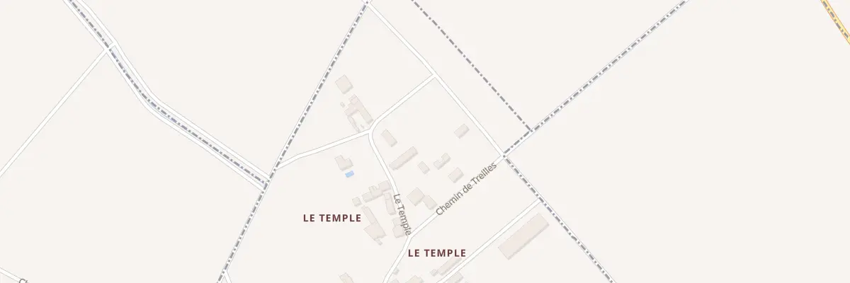 Plan du 32 Le Temple à Mignères