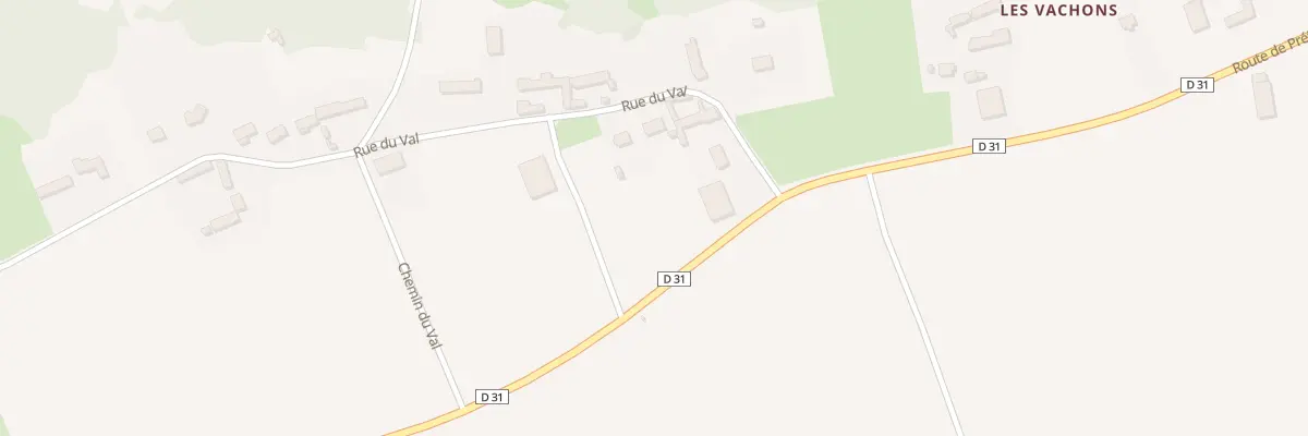 Plan du 46 Rue du Val à Courtempierre