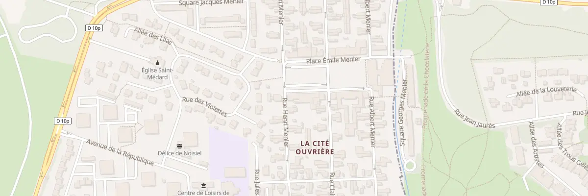 Plan du 230 Rue Henri Menier à Noisiel