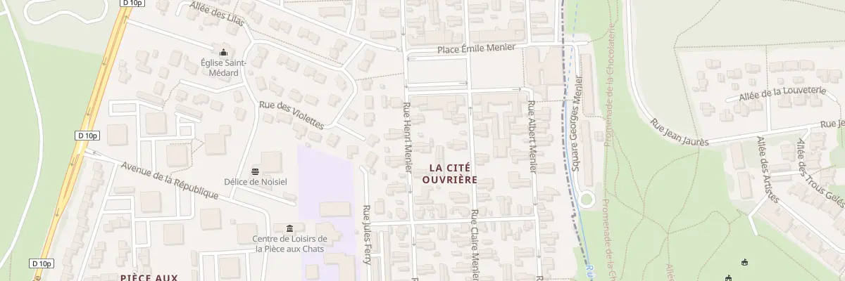 Plan du 235 Rue Henri Menier à Noisiel