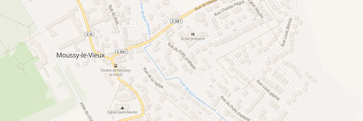 Plan du 2 Rue du Puits d’Affetet à Moussy-le-Vieux