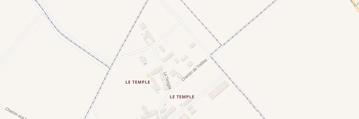 Plan du 30 Le Temple à Mignères