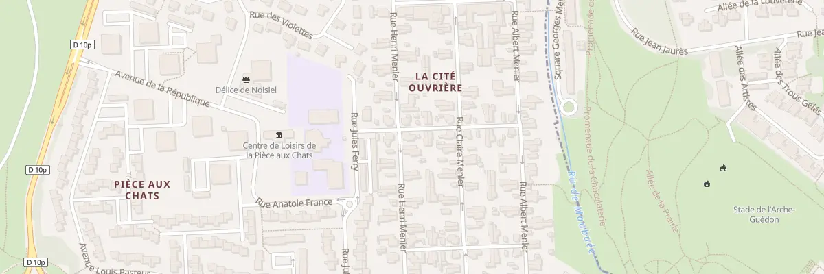 Plan du 256 Rue Henri Menier à Noisiel