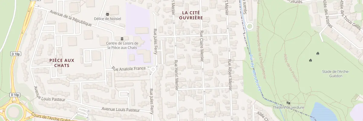 Plan du 264 Rue Henri Menier à Noisiel