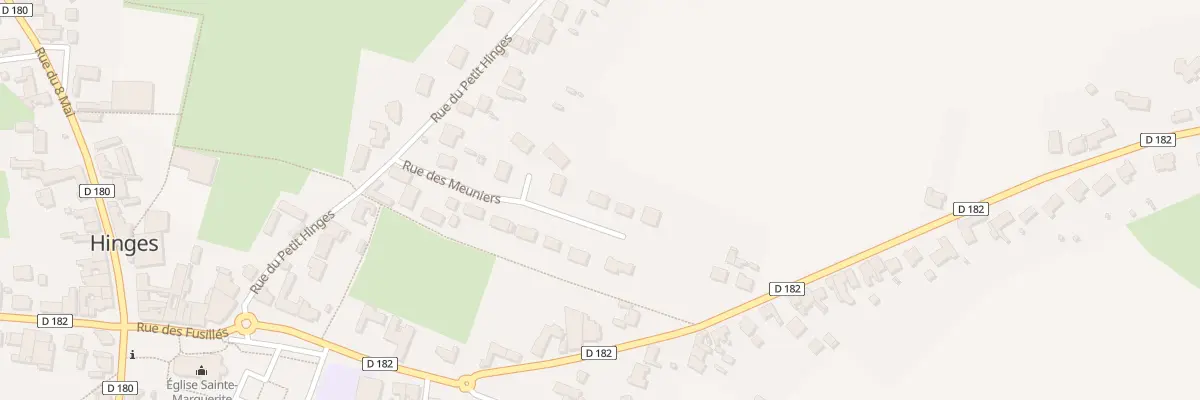 Plan du 125 Rue des Meuniers à Hinges