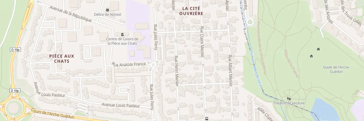 Plan du 269 Rue Henri Menier à Noisiel