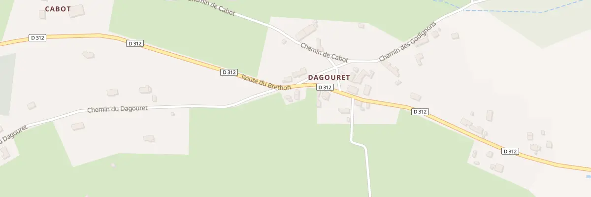 Plan du 5150 Dagouret à Meaulne-Vitray