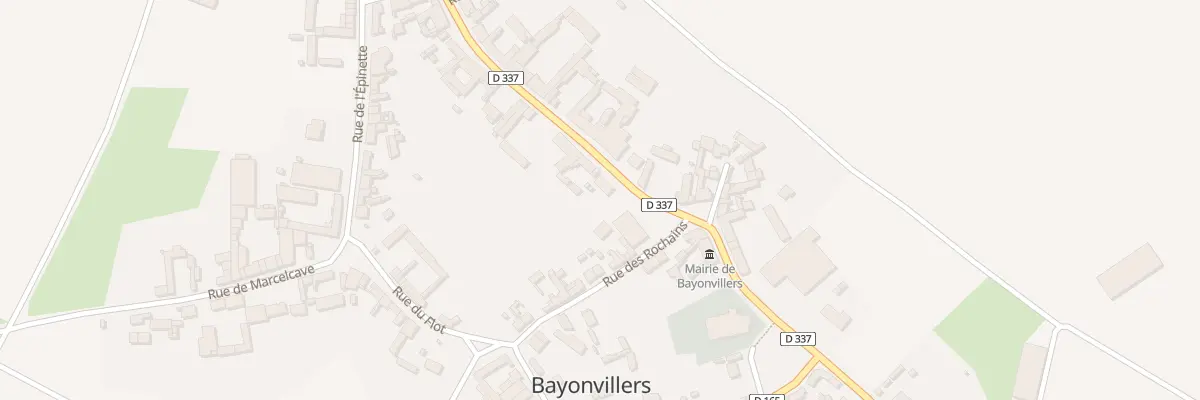 Plan du 3 Rue de la Place à Bayonvillers