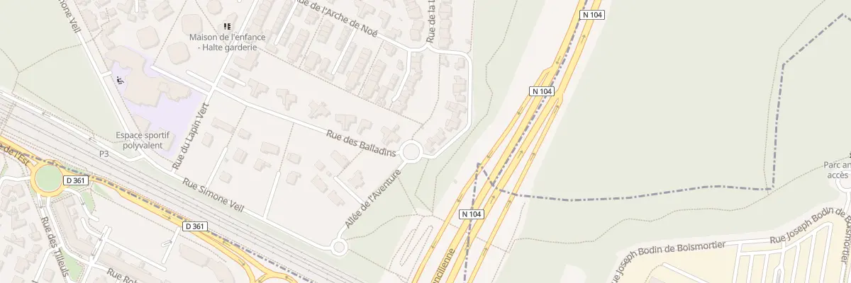 Plan du 22 Rue de l’Arche de Noe à Émerainville