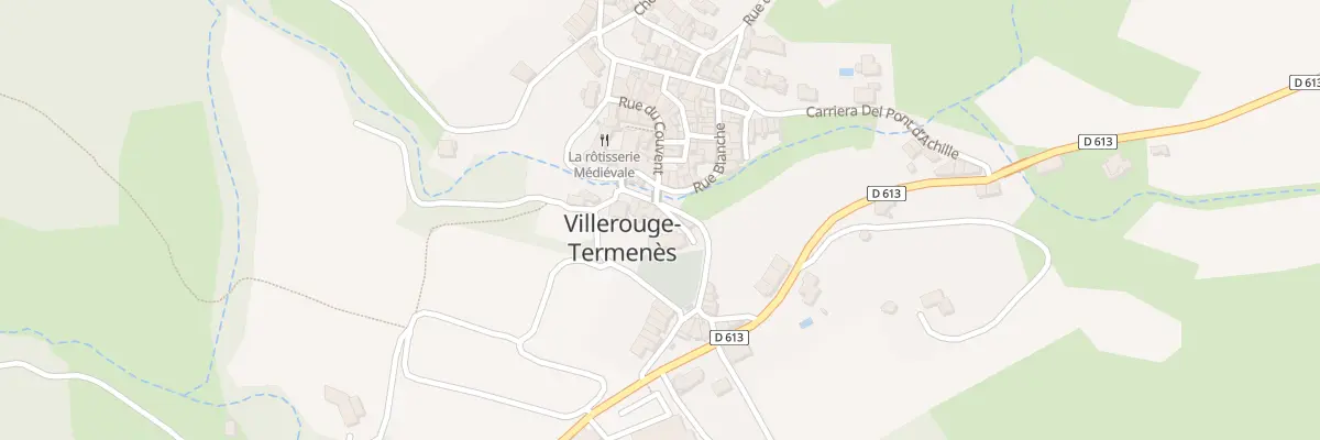 Plan du 2 Rue Peirada de la Gleisa à Villerouge-Termenès