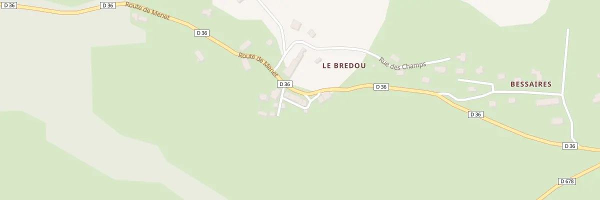 Plan du 5901 Le Bredou à Riom-ès-Montagnes
