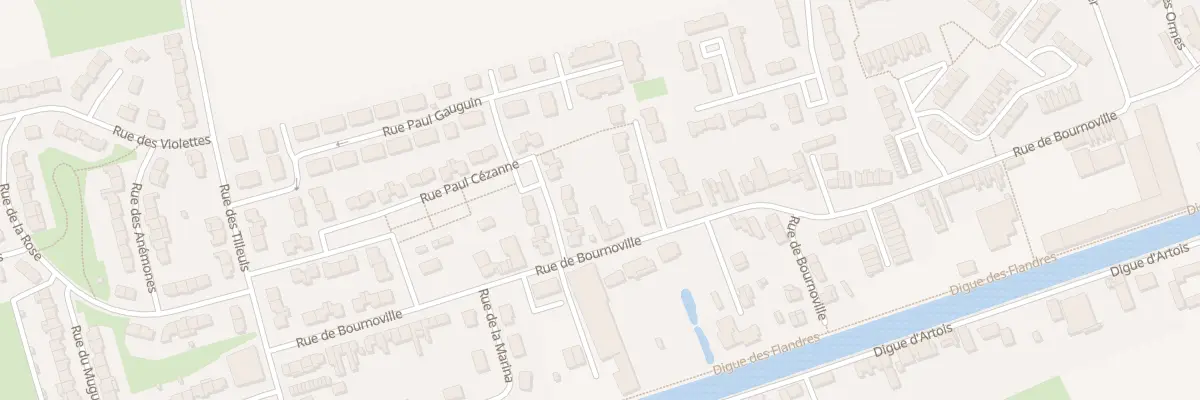 Plan du 94 Rue Bournoville à Merville