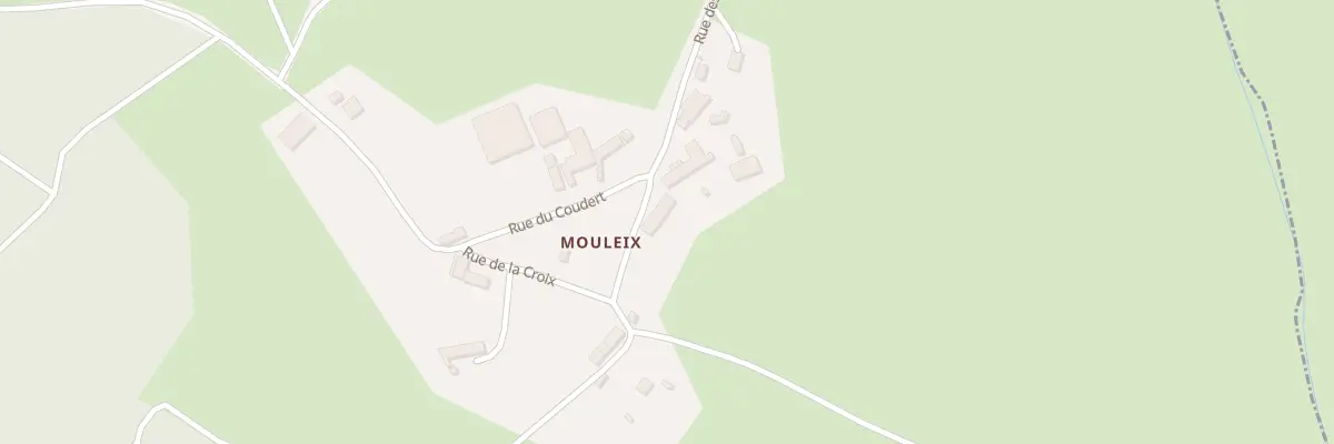 Plan du 5144 Mouleix à Villossanges