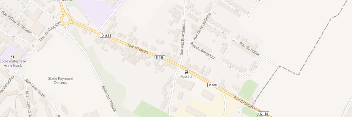 Plan du 28 Rue d’Hersin à Barlin