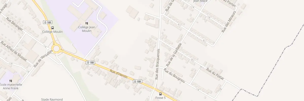 Plan du 39 Rue des Bracquenois à Barlin