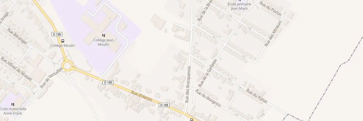 Plan du 41 Rue des Bracquenois à Barlin