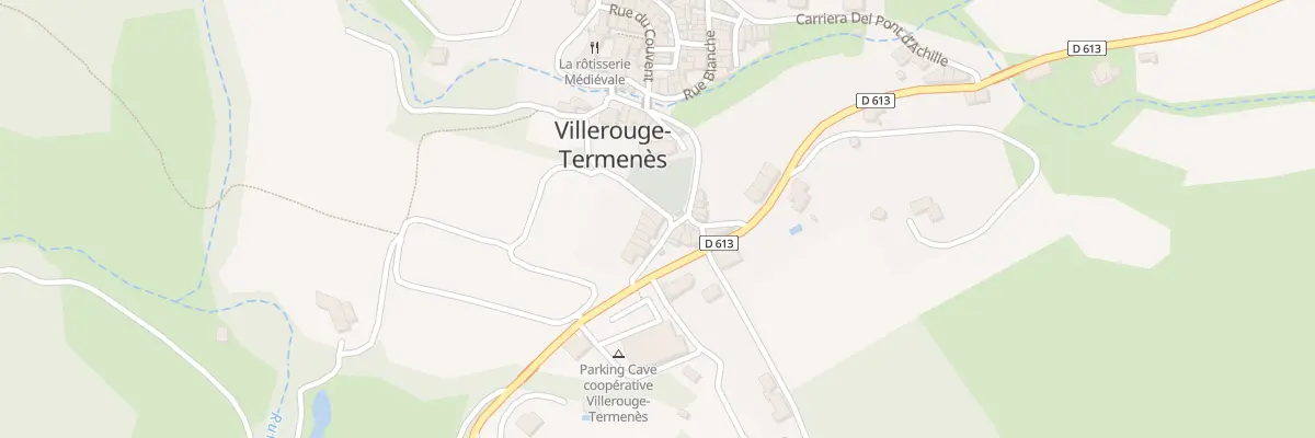 Plan du 2 Rue Carriera de la Forga à Villerouge-Termenès