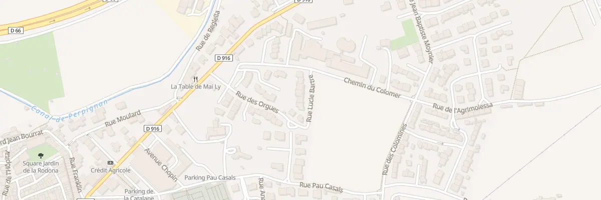 Plan du 3 Rue Lucie Bartre à Ille-sur-Têt