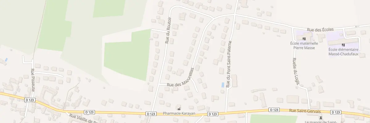 Plan du 161 Rue des Mazurettes à Pontpoint